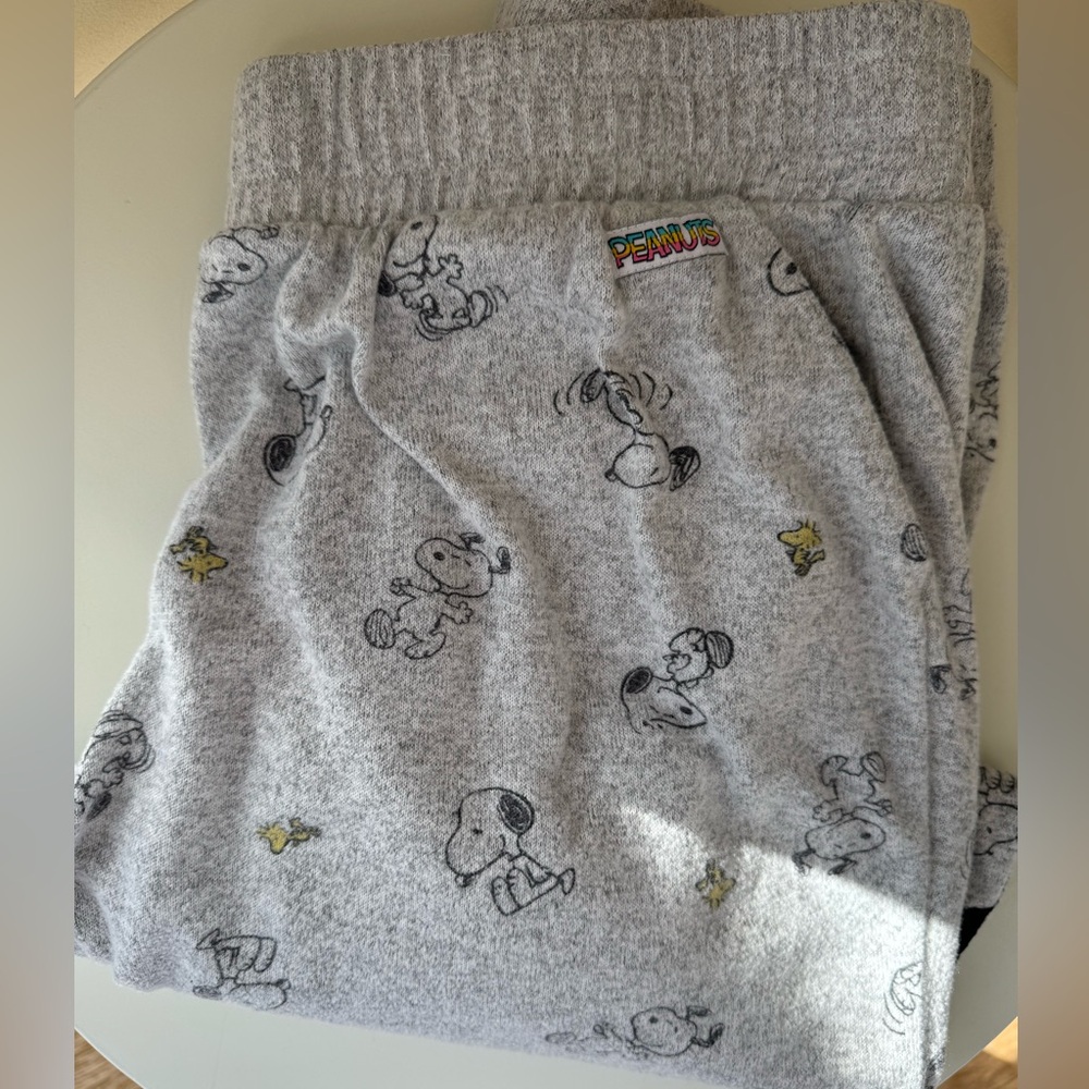 Peanuts Snoopy & Woodstock Pajama Joggers, Medium - Picture 4 of 7